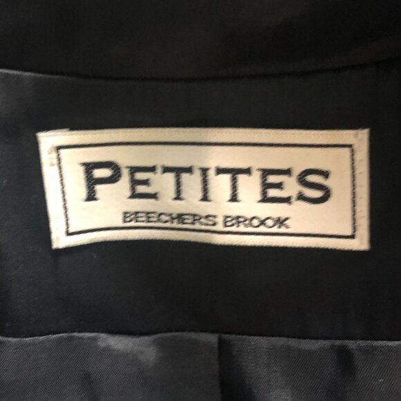 BEECHERS BROOK (Size S) MIDI BLACK BLAZER JACKET - Picture 3 of 4